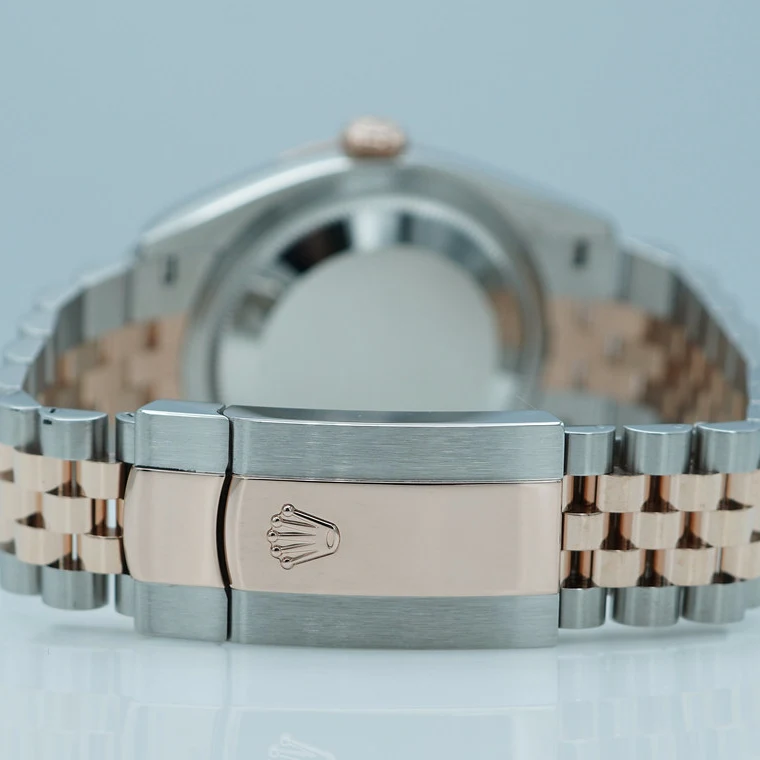 RLX  Datejust 36mm 126231 Slate/Gray Dial Oystersteel and 18K Rose gold Oyster Bracelet