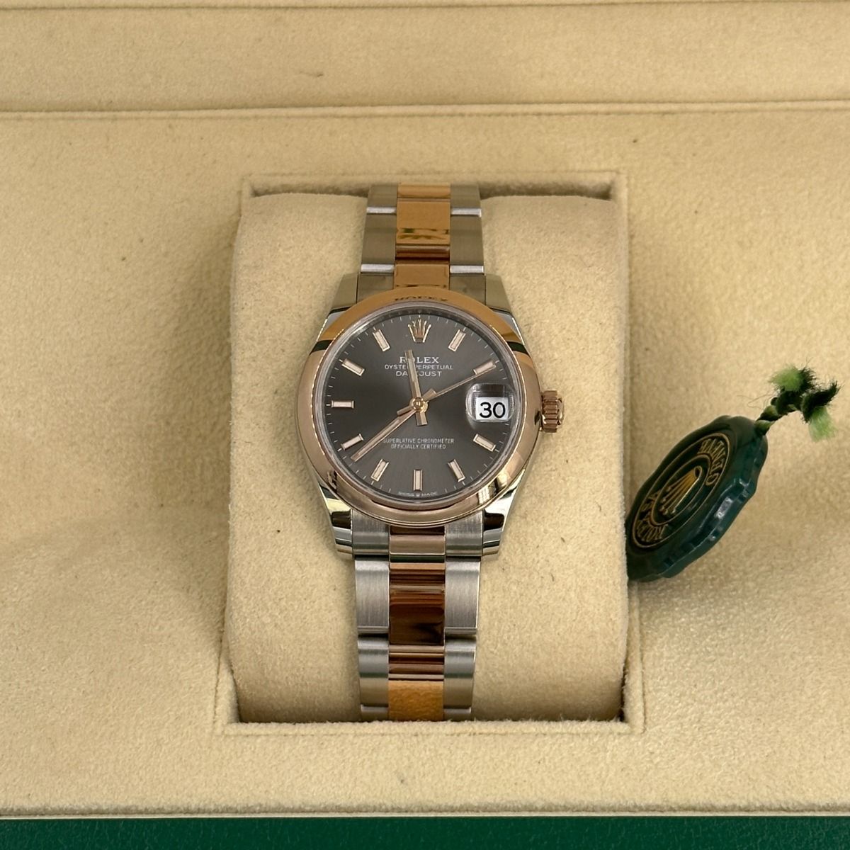 RLX Datejust m278241-0017/0018 Slate 31mm Dial Oyster Bracelet Watch