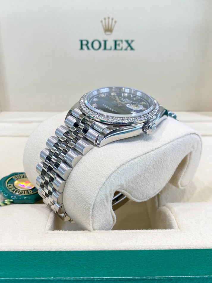 RLX  Datejust 36mm 126284 Bright Blue Dial Jubilee Bracelet