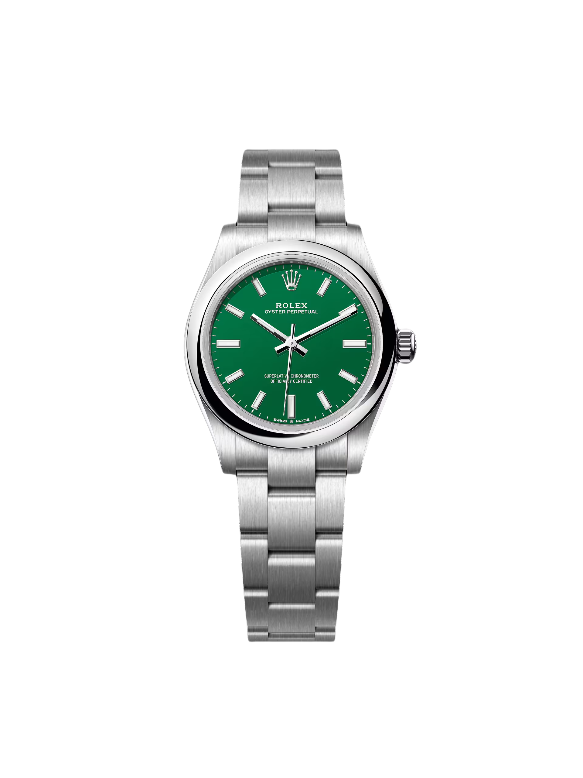RLX Oyster Perpetual 31mm 277200-0006 Green Dial Oyster Bracelet Watch