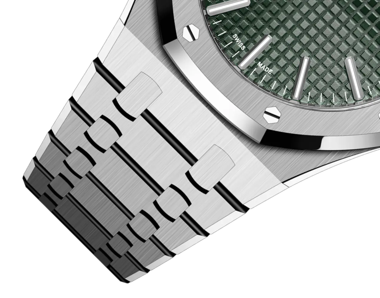 A&P ROYAL OAK Khaki Green Dial 41mm