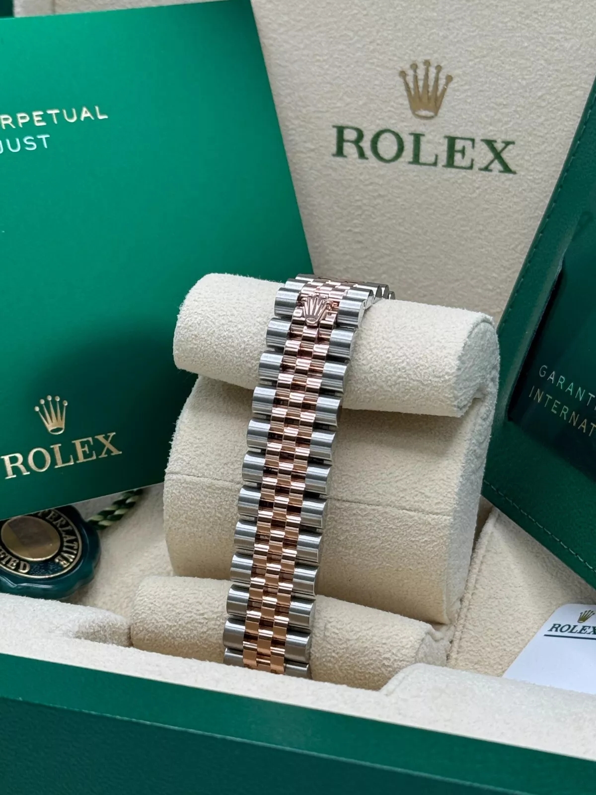 RLX Lady-Datejust 28mm 279171 Chocolate Diamond Oyster Stainless Steel and Rose Gold
