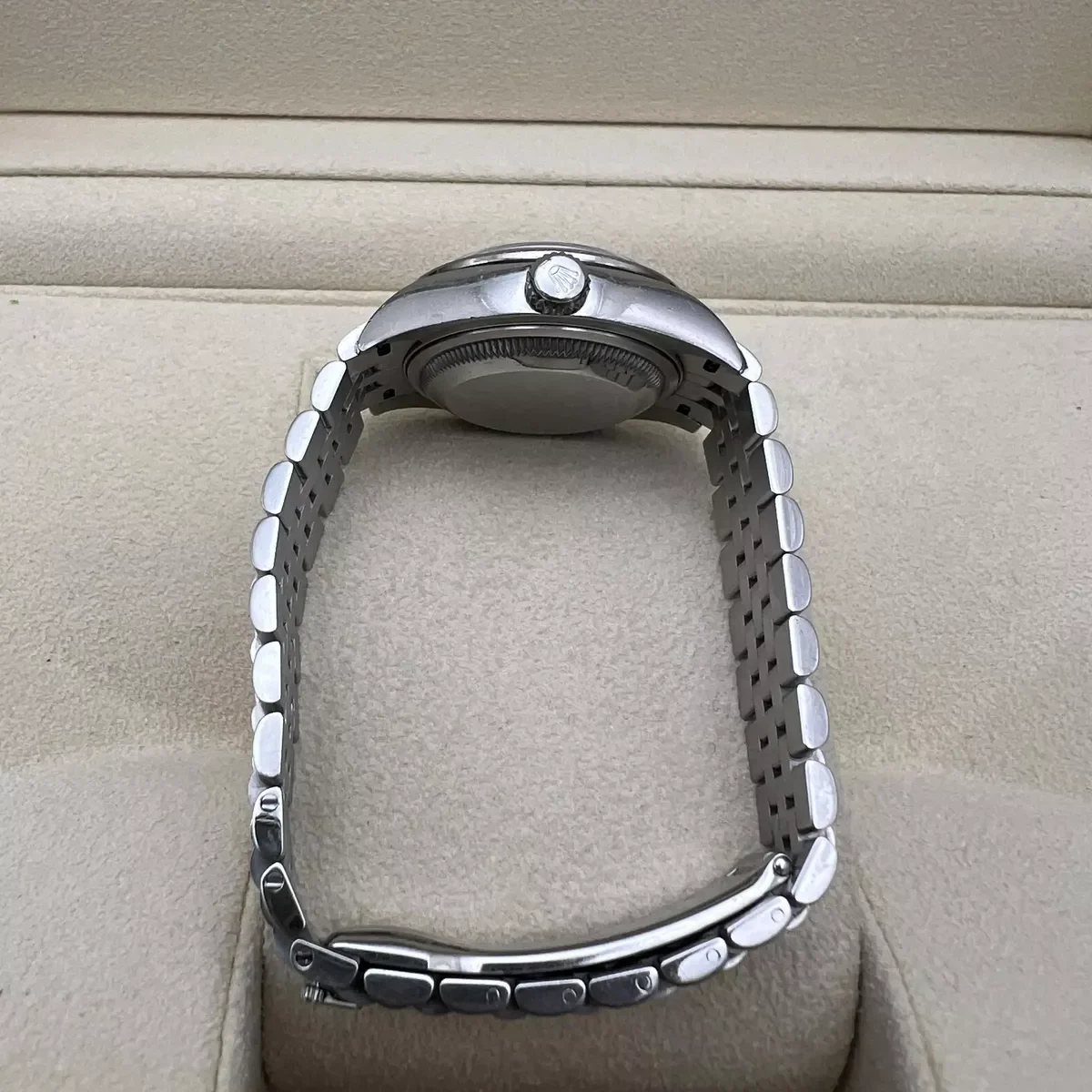 RLX Lady-Datejust 28mm 279384RBR Silver Diamond Dial & Diamond Bezel, Stainless Steel Jubilee Bracelet Women's Watch