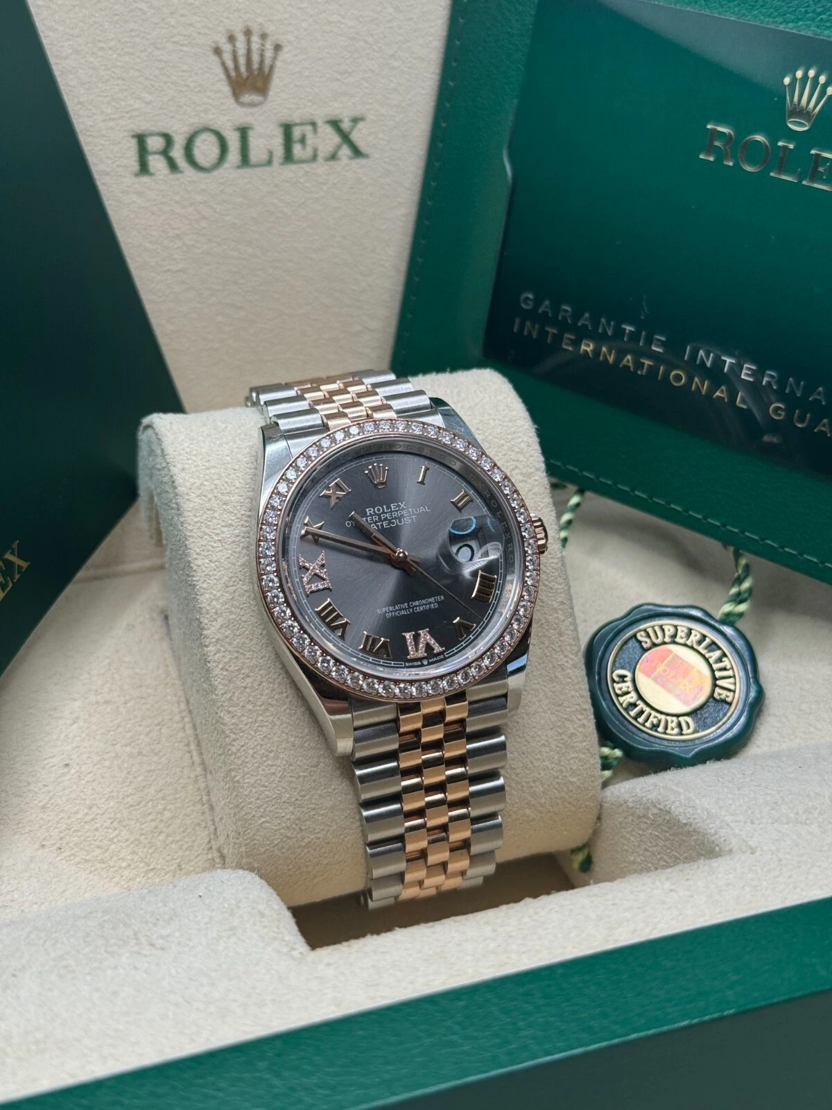 RLX  Datejust 36mm 126281 Slate Dial Oyster Bracelet