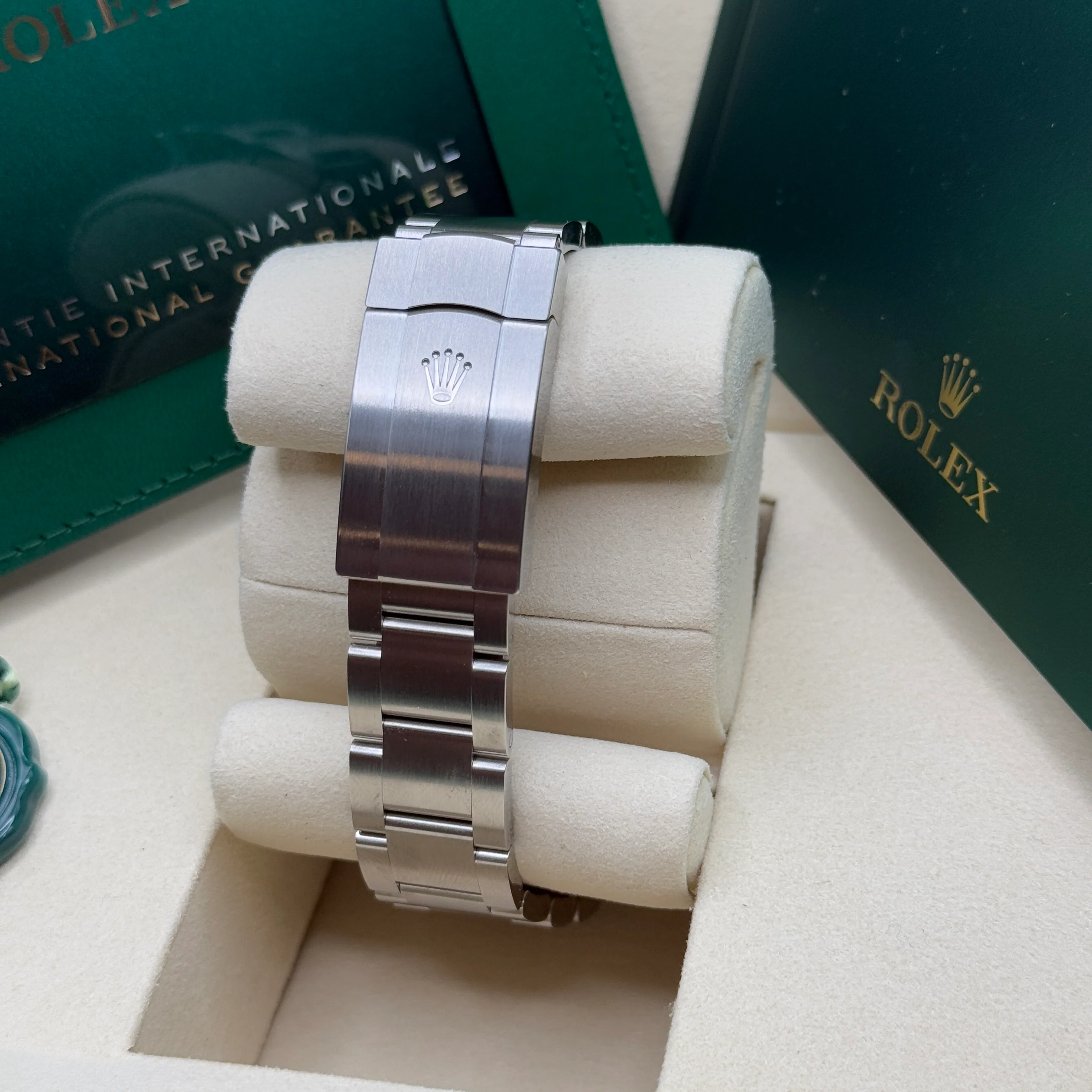 RLX Oyster Perpetual 41mm 124300-0003 Oyster Perpetual Stainless Steel Blue Index Dial Watch