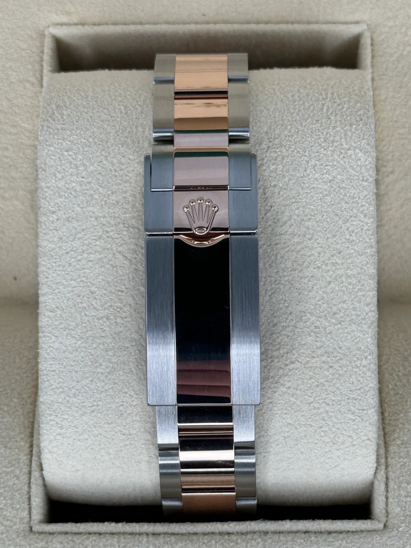 RLX Yacht-Master 37mm Steel and Everose Gold Watch - Black Dial - Oyster Bracelet 268621