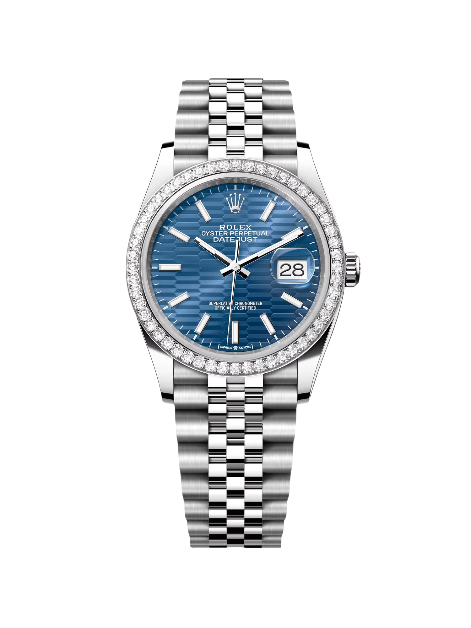 RLX  Datejust 36mm 126284 Blue Dial Jubilee Bracelet