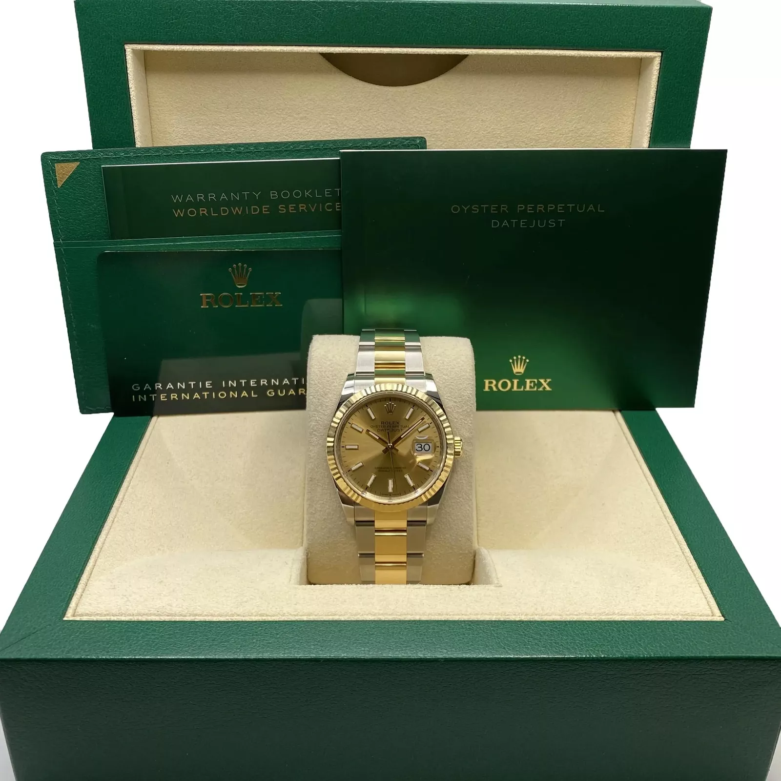 RLX  Datejust 36mm 126233 Champagne Dial Jubilee Bracelet Watch