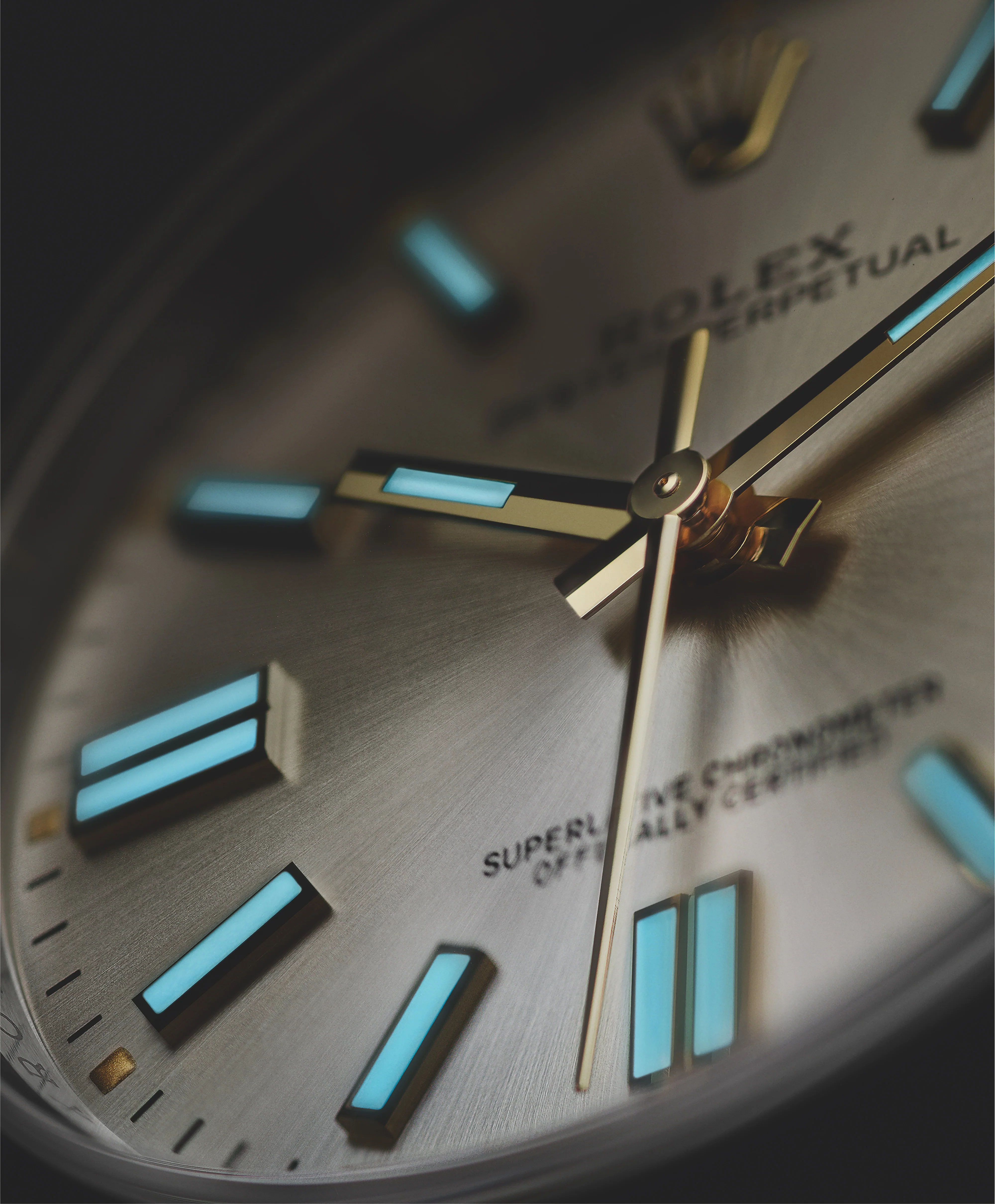 RLX Oyster Perpetual 41mm 124300-0001 Stainless Steel Silver Index Dial Watch