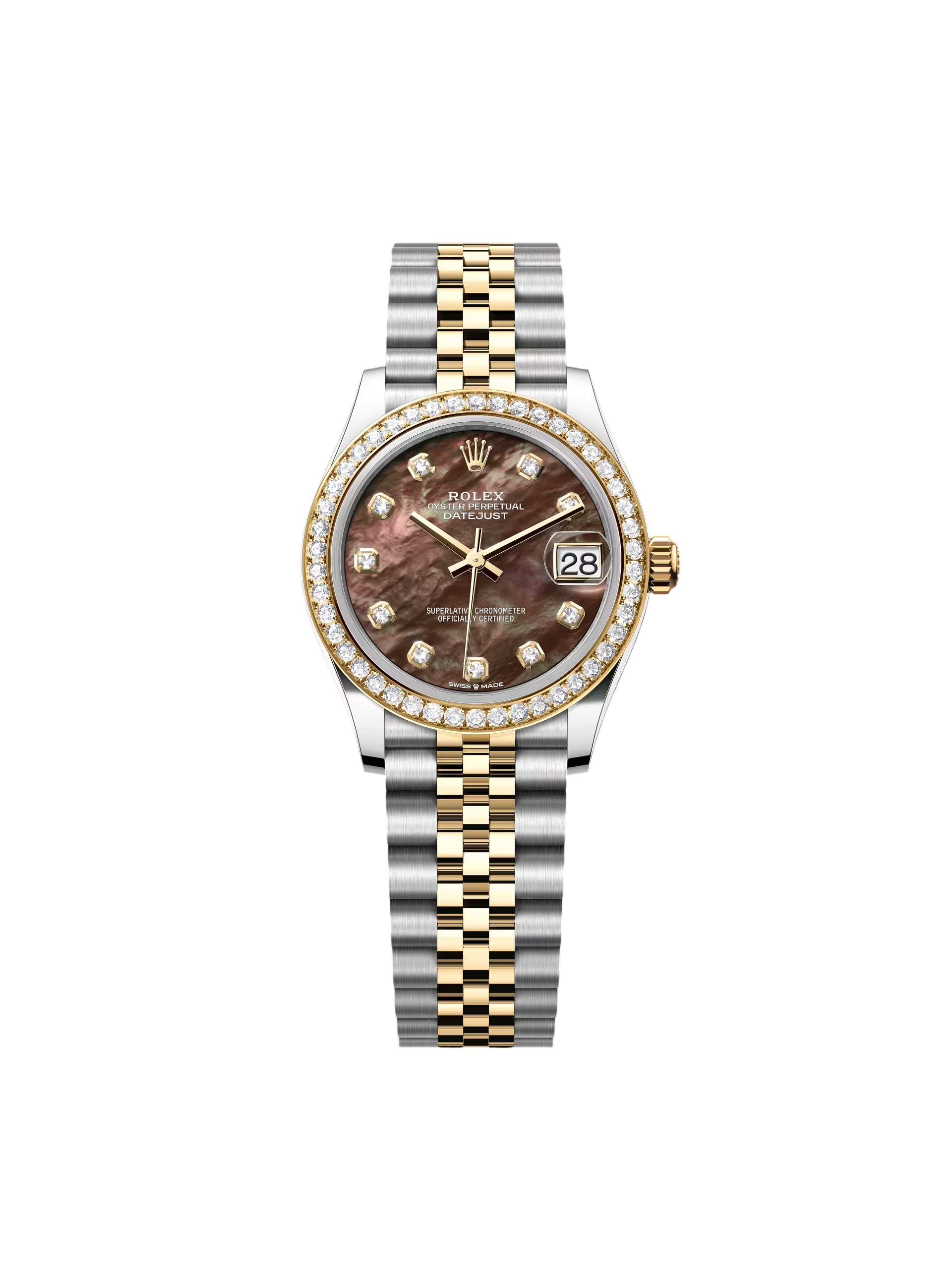 RLX Datejust m278383-0023/0024 31mm Mother of Pearl Dial Oyster Bracelet