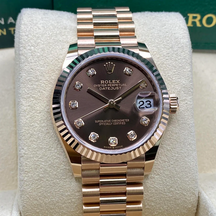 RLX Datejust m278275-0010 Chocolate 31mm Dial