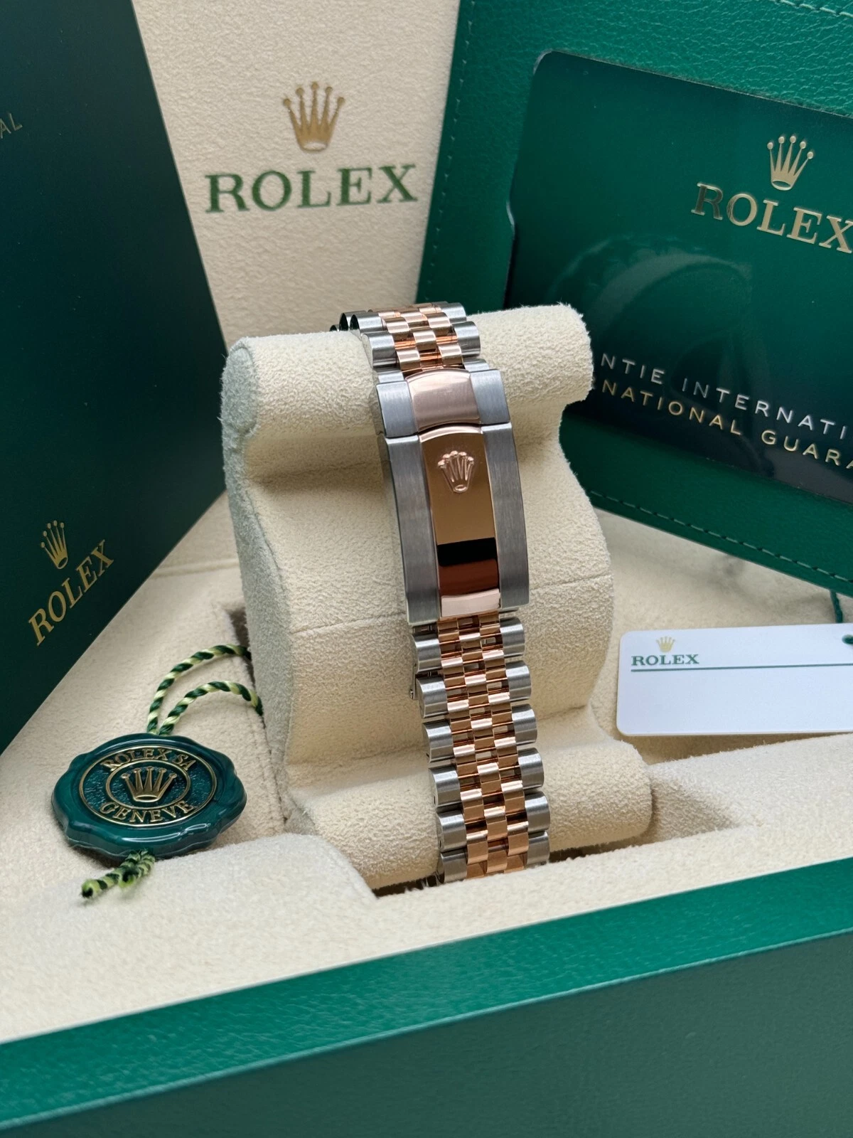 RLX Datejust 41mm 126301 Sundust Diamond Jubilee Steel and Everose Gold Watch