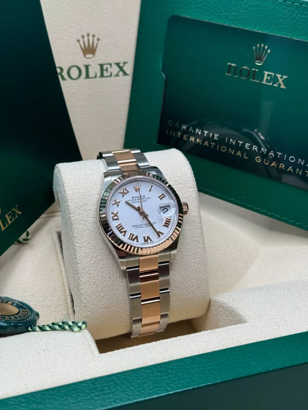 RLX Datejust m278271-0001/0002 White 31mm Dial Oyster Bracelet Watch