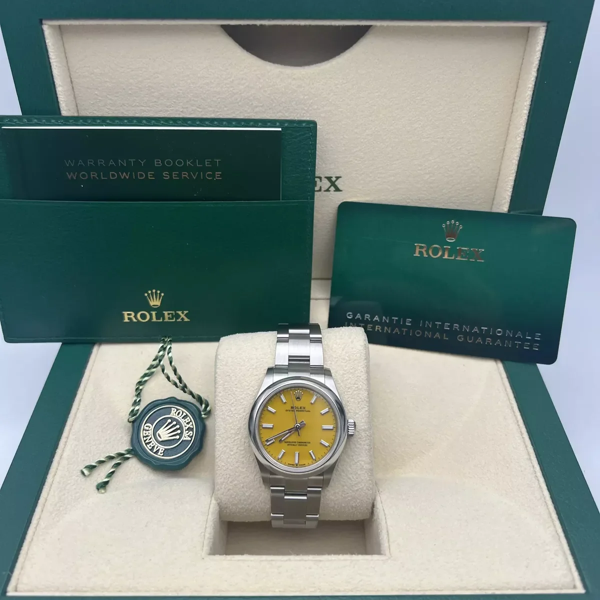 RLX Oyster Perpetual 31mm 277200 Yellow Index