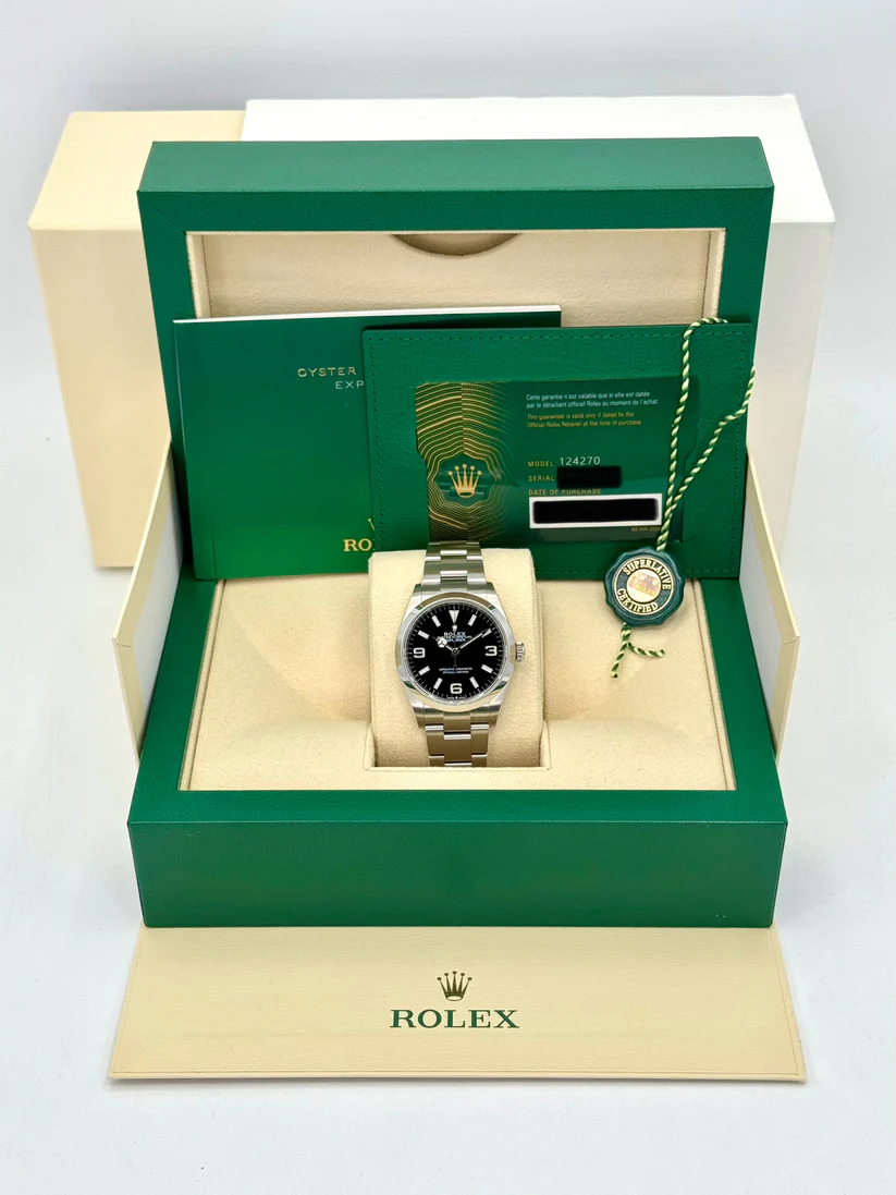 RLX  Explorer 124270 Black 36mm Men’s Watch