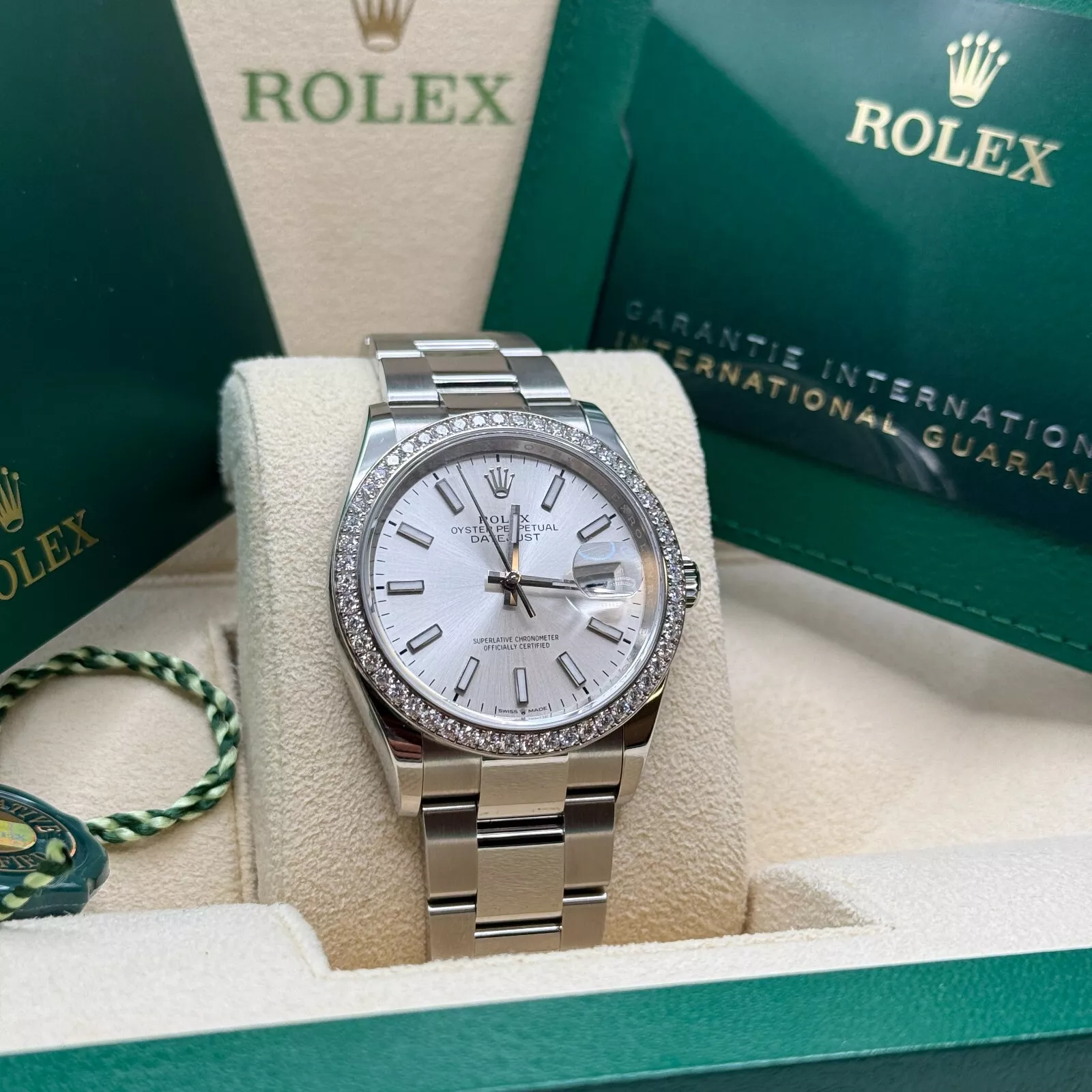RLX  Datejust 36mm 126284 Silver Dial  Watch