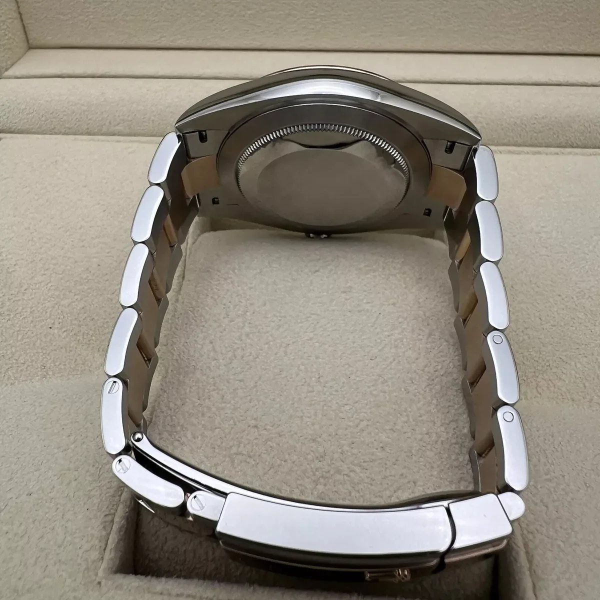 RLX Datejust 41mm 126301 Sundust Diamond Jubilee Steel and Everose Gold Watch