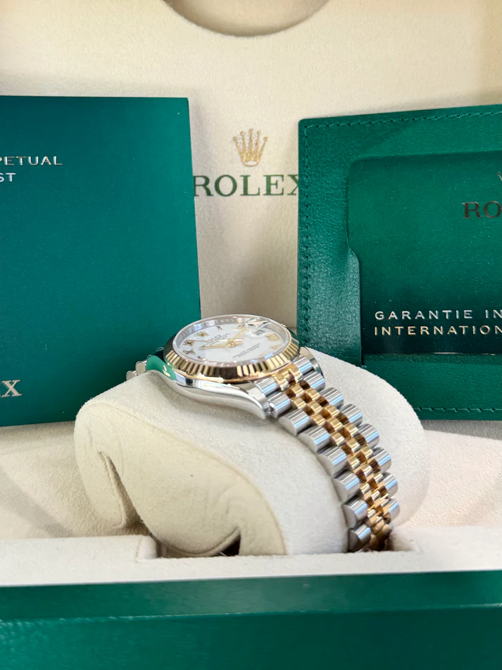 RLX Datejust m278273-0001/0002 31mm White Dial Stainless Steel and Yellow Gold Oyster Watch