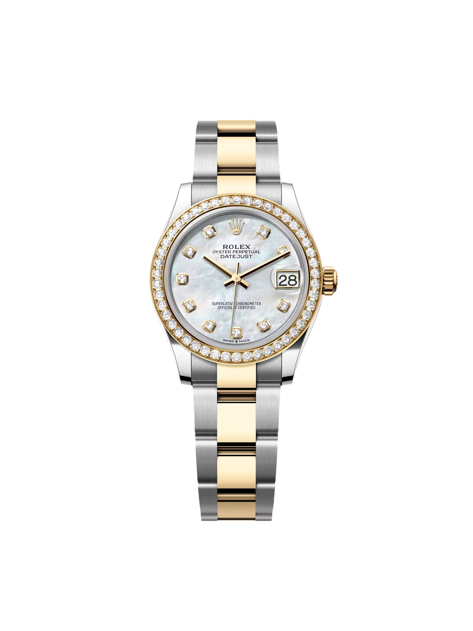 RLX Datejust m278383-0027/0028 31mm Mother of Pearl Dial Oyster Bracelet