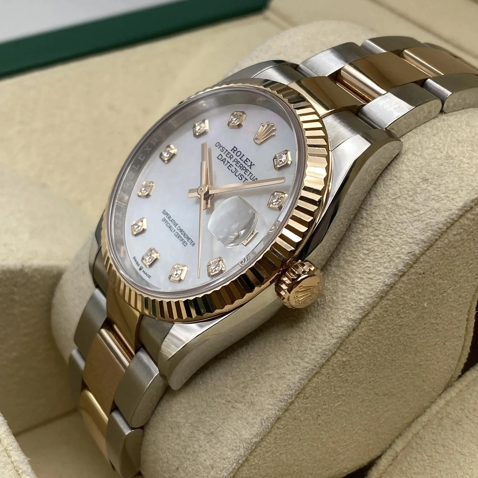 RLX  Datejust 36mm 126231 Mother-of-Pearl Dial Jubilee Bracelet