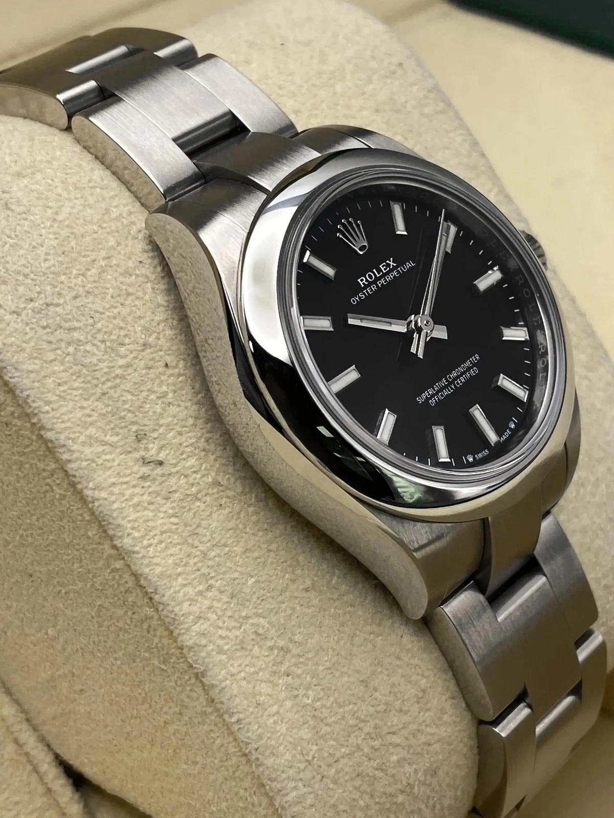 RLX Oyster Perpetual 28mm 276200-0010 Black Dial Oyster Bracelet Watch