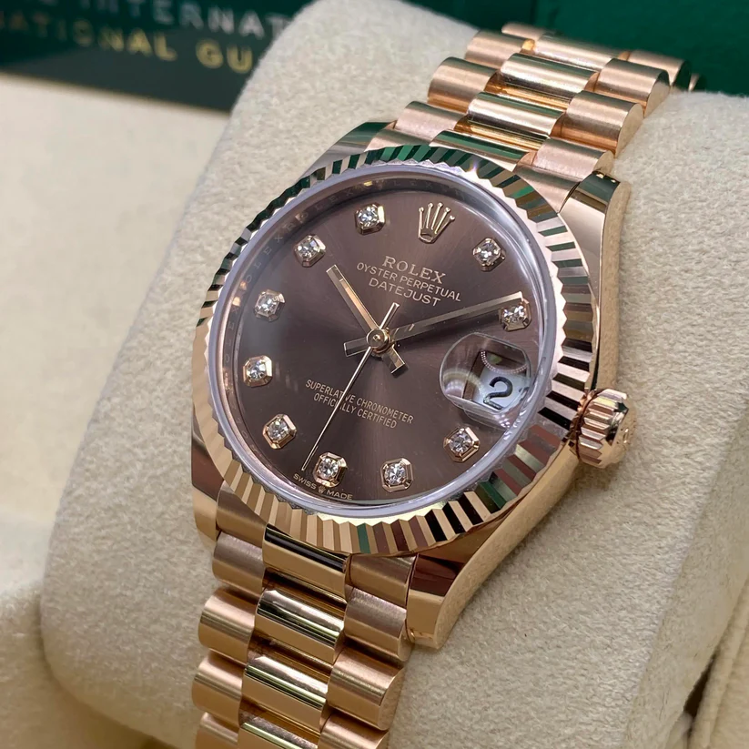 RLX Datejust m278275-0010 Chocolate 31mm Dial