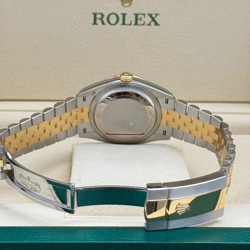 RLX  Datejust 36mm 126283 Olive Green Dial Jubilee Bracelet Watch