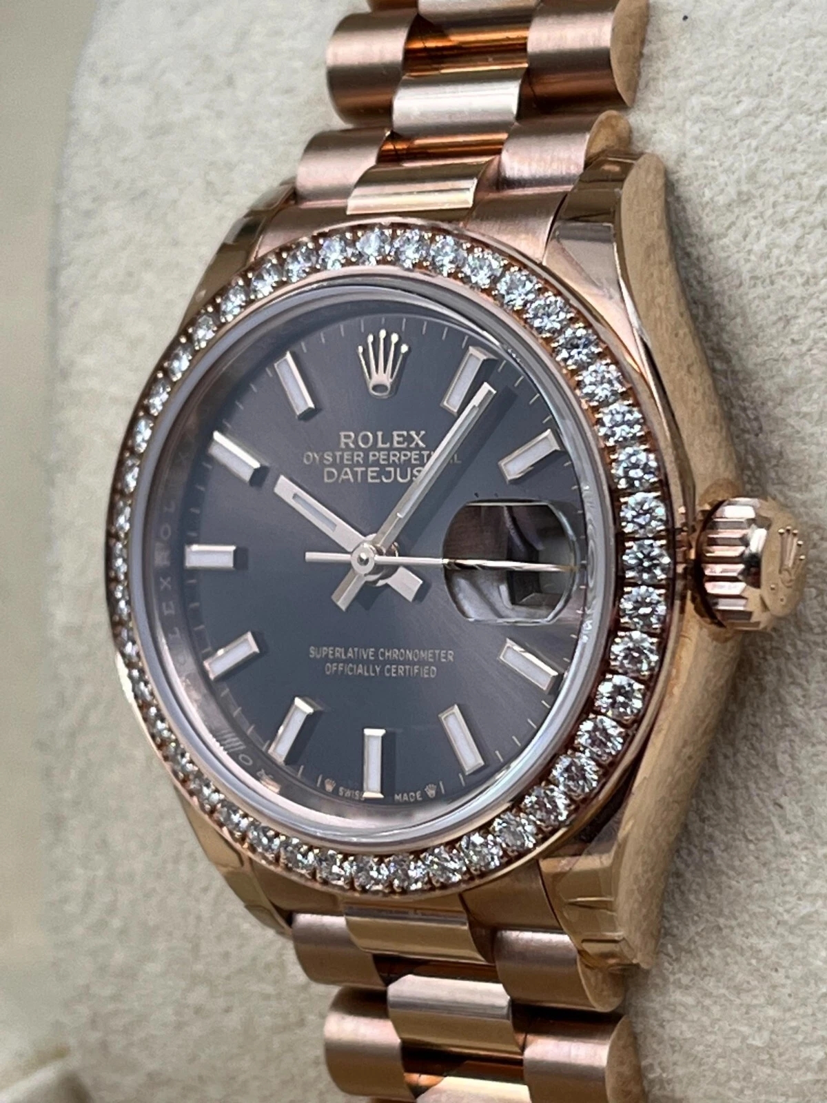 RLX  Lady-Datejust 28mm 279135RBR Chocolate Dial Jubilee Bracelet