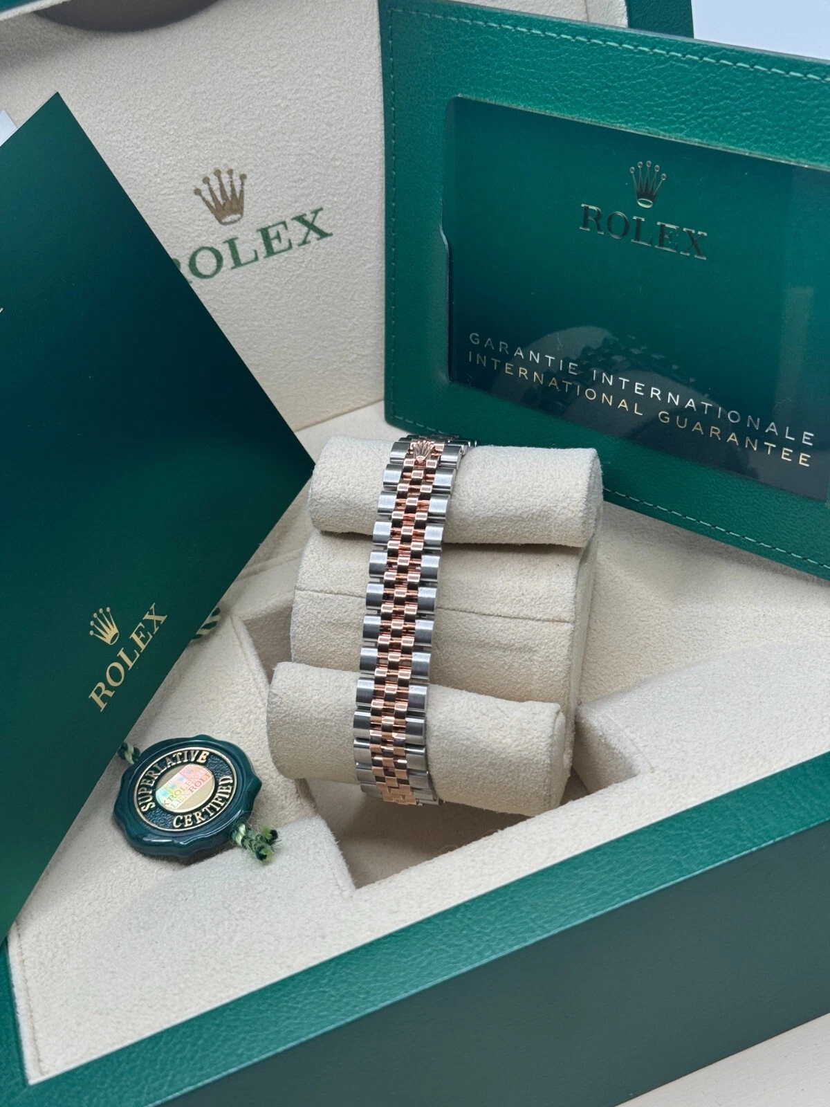 RLX Lady-Datejust 28mm 279381RBR Mother-of-Pearl Diamond Dial Oyster Bracelet