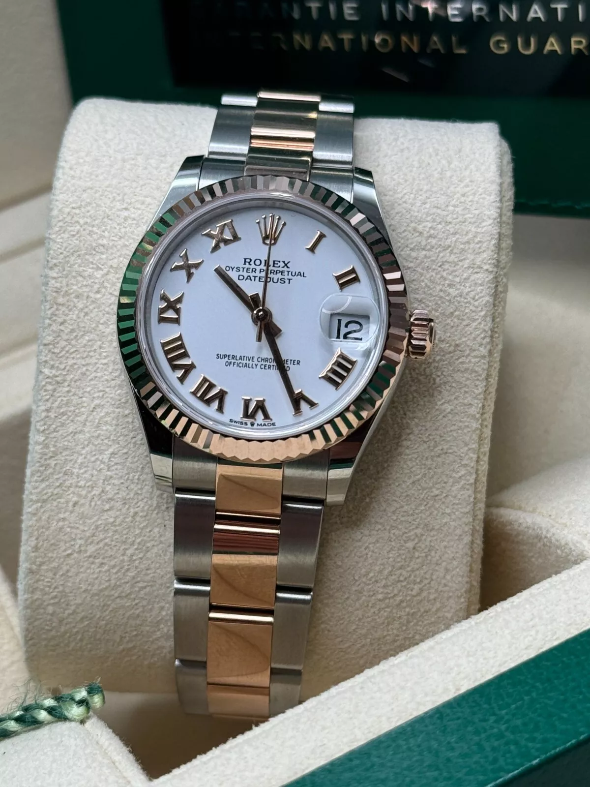 RLX Datejust m278271-0001/0002 White 31mm Dial Oyster Bracelet Watch