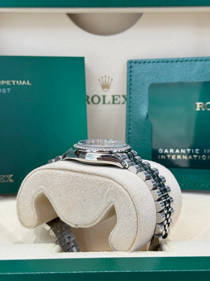 RLX Datejust m278384RBR-0021/0022 Mint Green 31mm Dial Oyster Watch