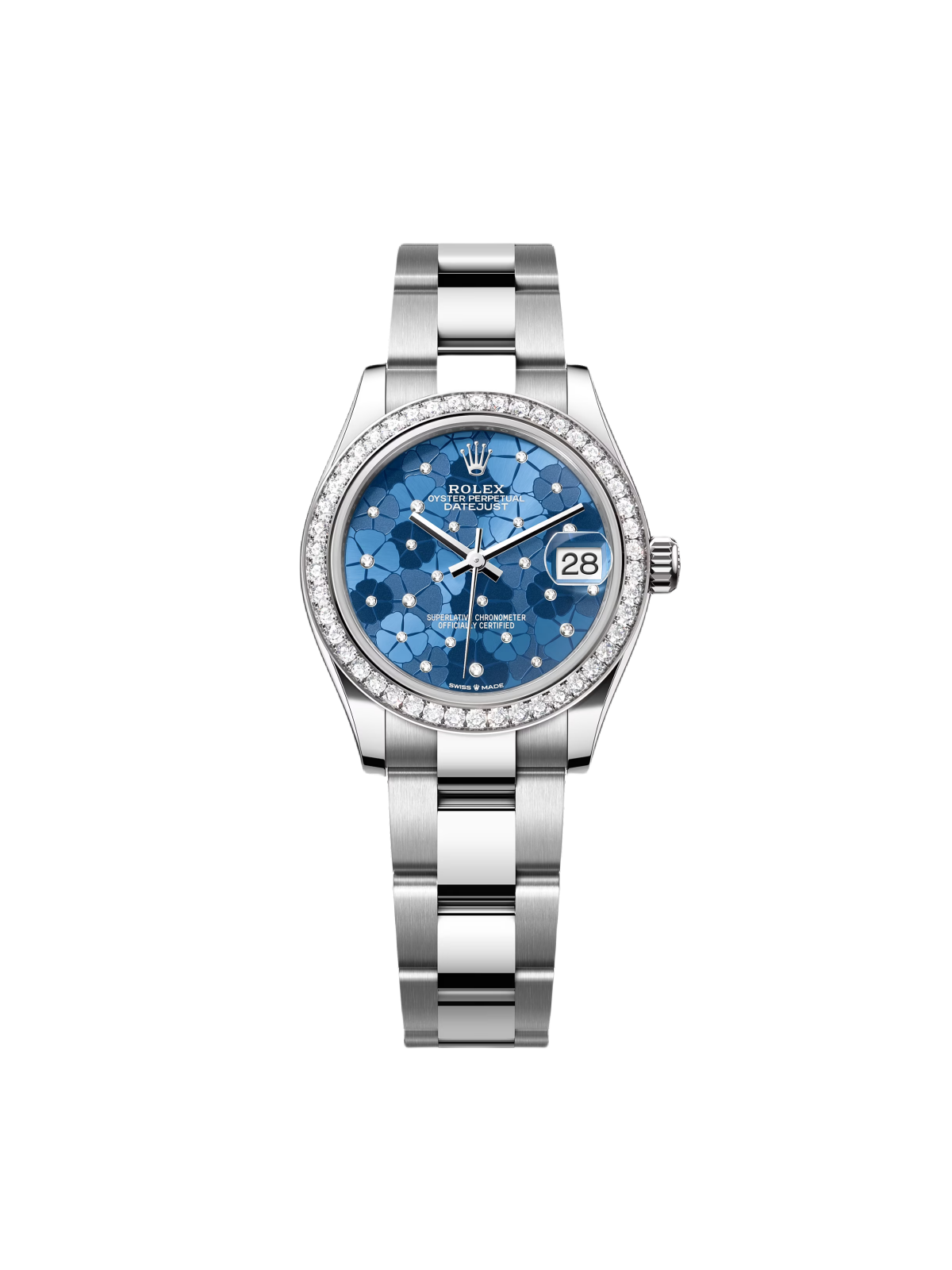 RLX Datejust m278384RBR-0039/0040 Azzurro Blue 31mm Dial Oyster Watch