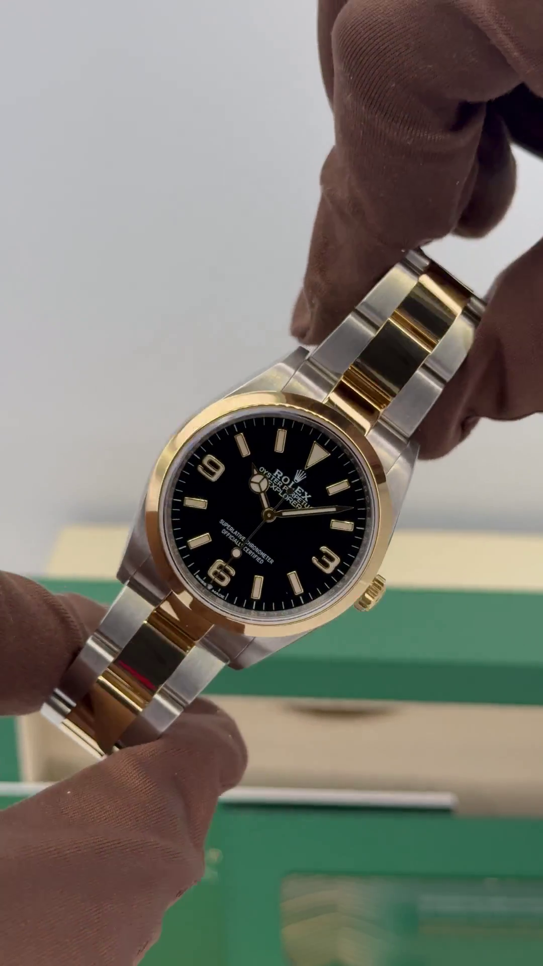 RLX  Explorer 124273-0001 Black 36mm Men’s Watch