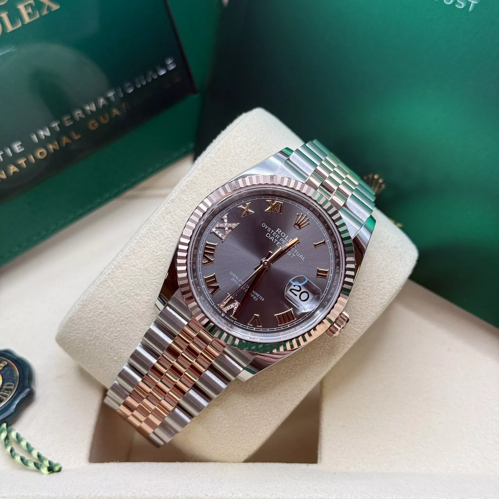 RLX  Datejust 36mm 126231 Slate Dial Jubilee Bracelet
