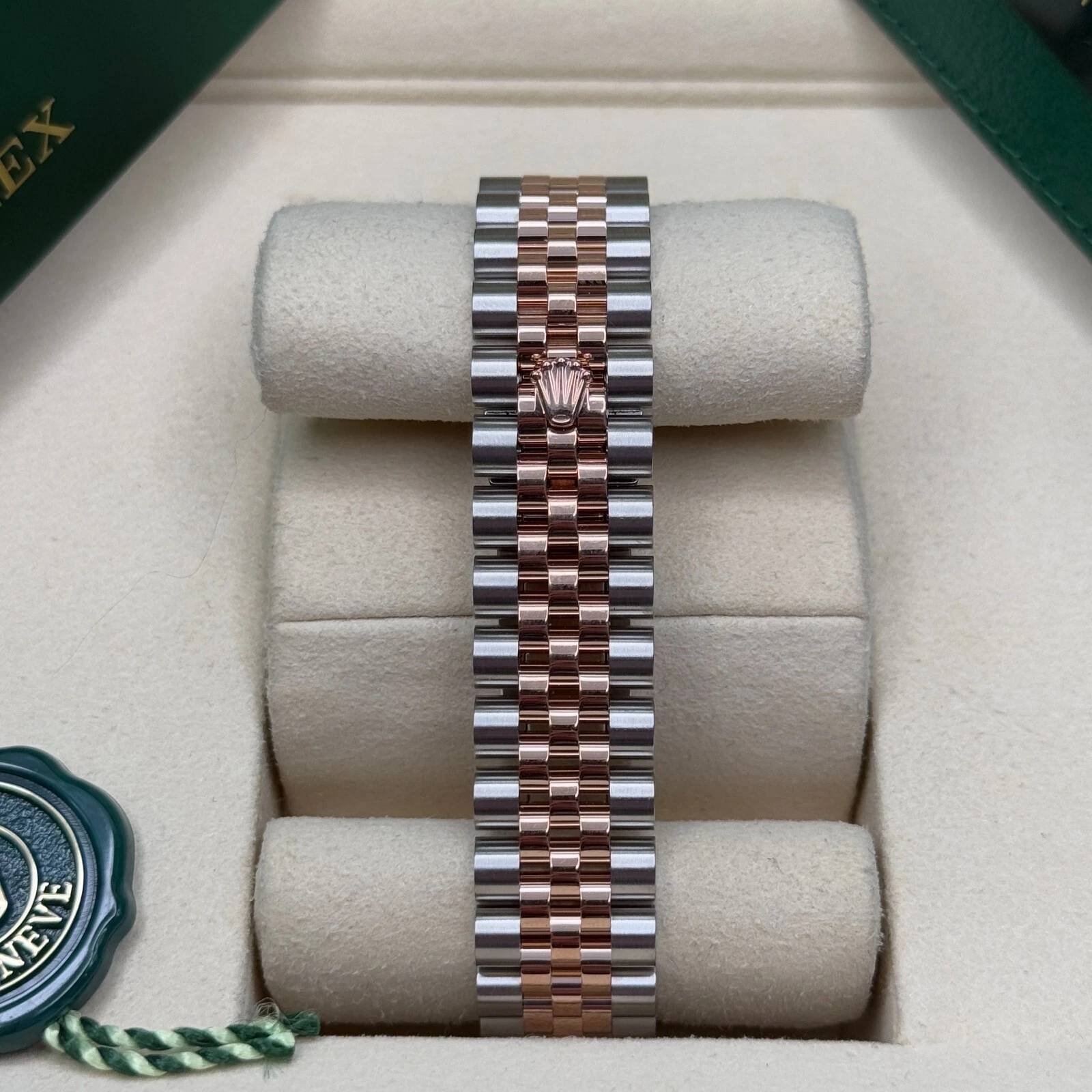RLX Lady-Datejust 28mm 279171 White Mother Of Pearl Diamond Oyster Stainless Steel and Rose Gold