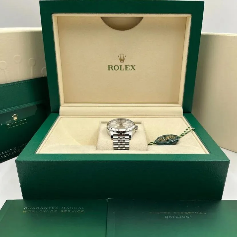 RLX Datejust m278274-0011/0012 Silver Dial 31mm Fluted Bezel Oyster Bracelet