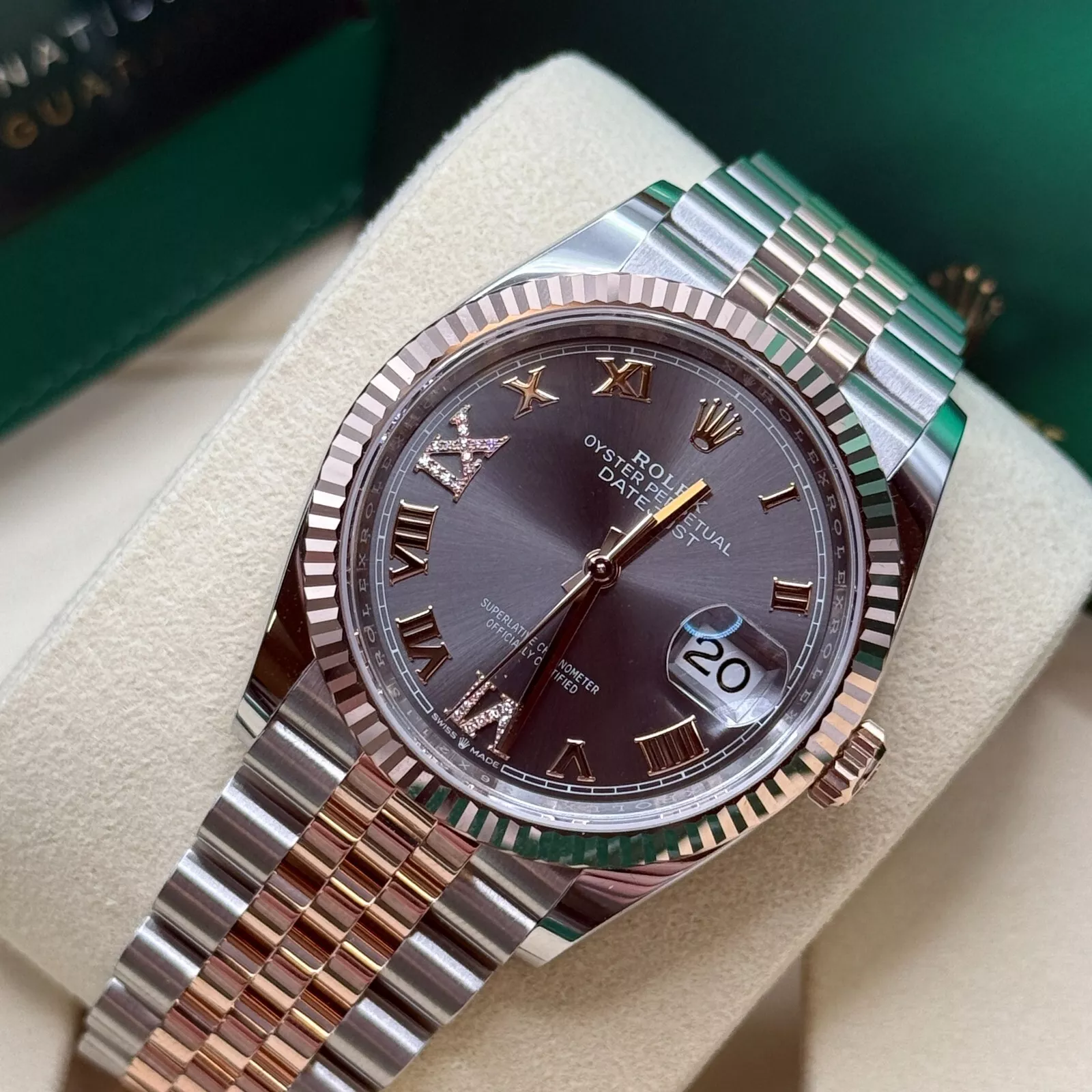 RLX  Datejust 36mm 126231 Slate Dial Jubilee Bracelet