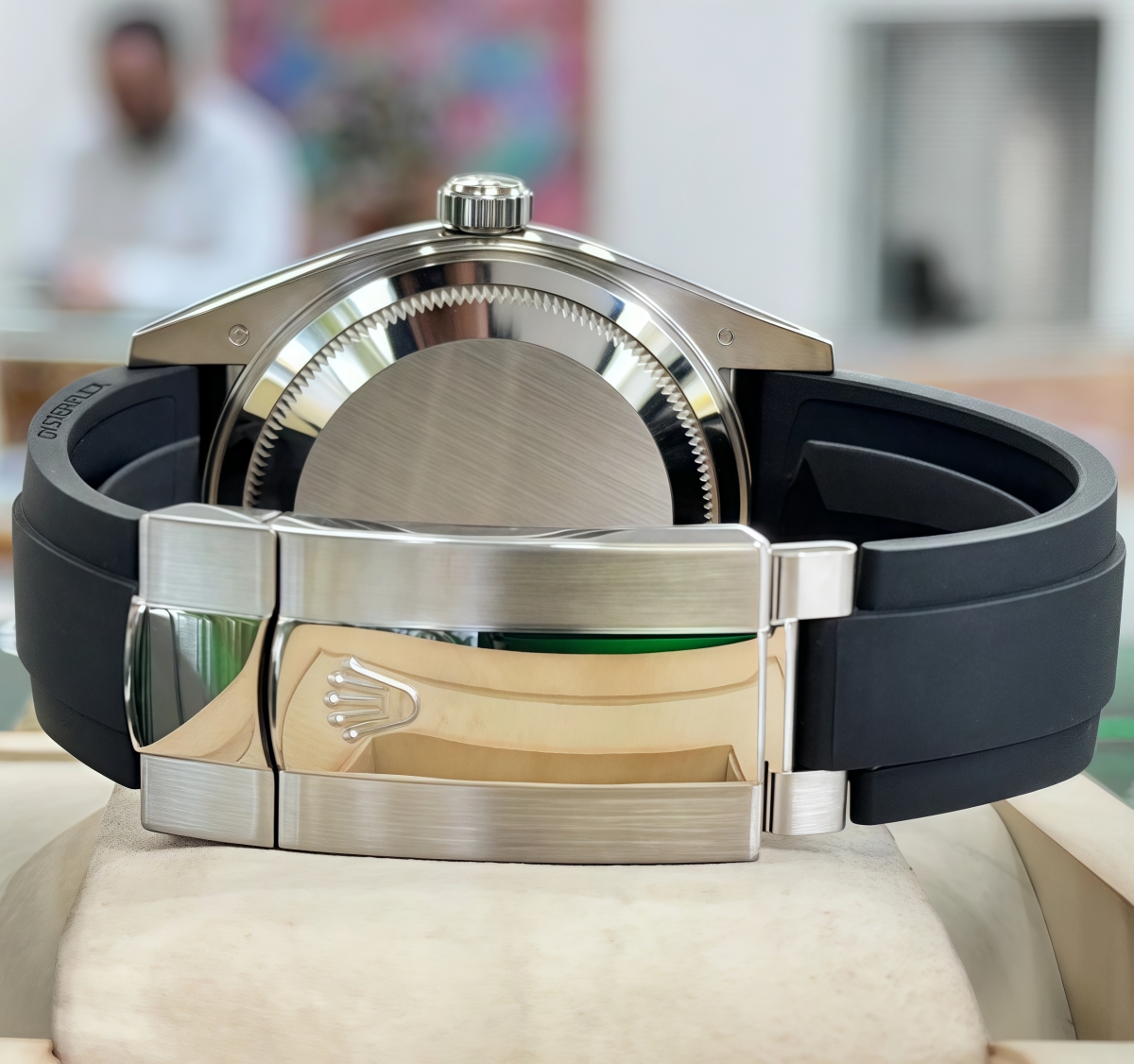 RLX Sky-Dweller 42mm White Gold White Dial Oysterflex - 336239