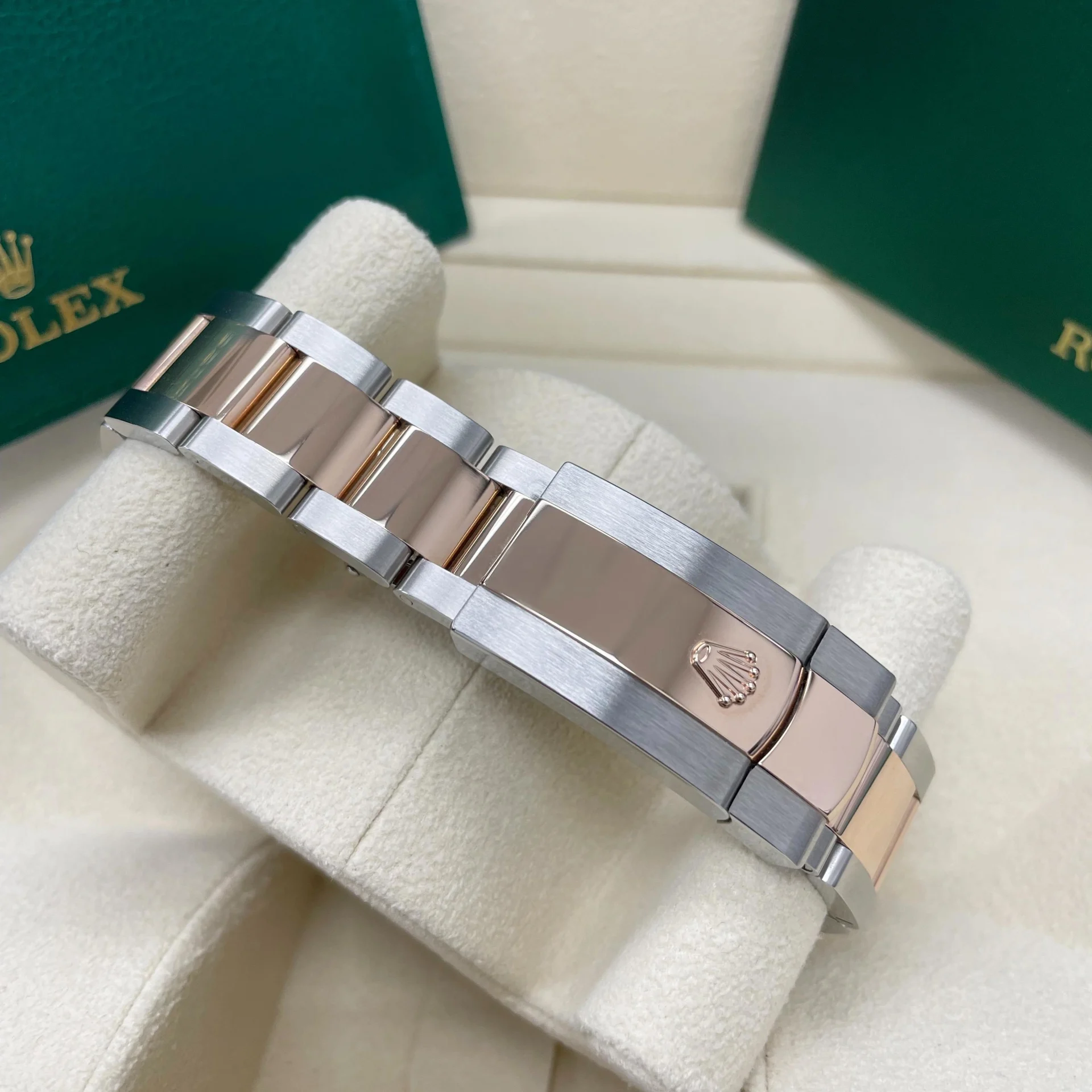 RLX Datejust 41mm 126331 Sundust Diamond Jubilee Steel and Everose Gold Watch