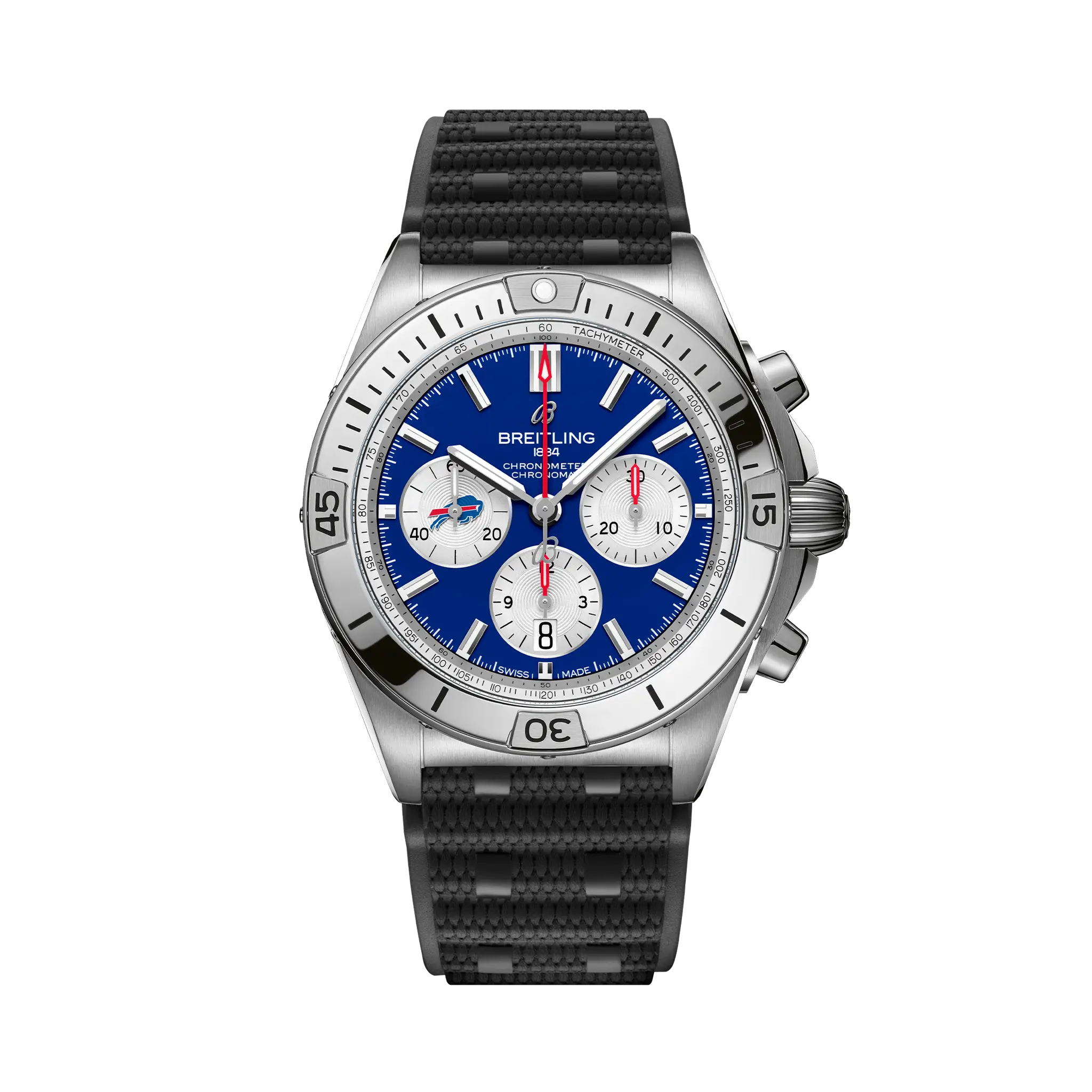 Breitling Chronomat B01 42 NFL Buffalo Bills Edition AB01342B1C3S1