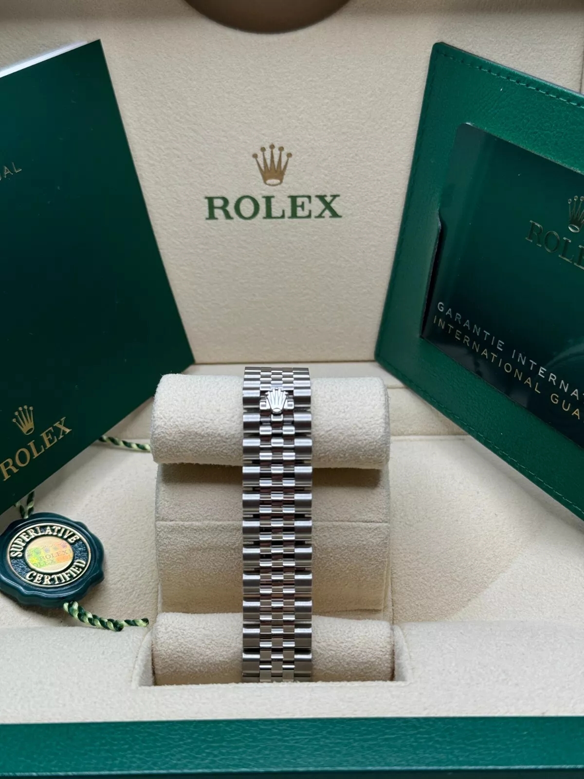 RLX Datejust m278384RBR-0017/0018 Pink 31mm Dial Oyster Watch