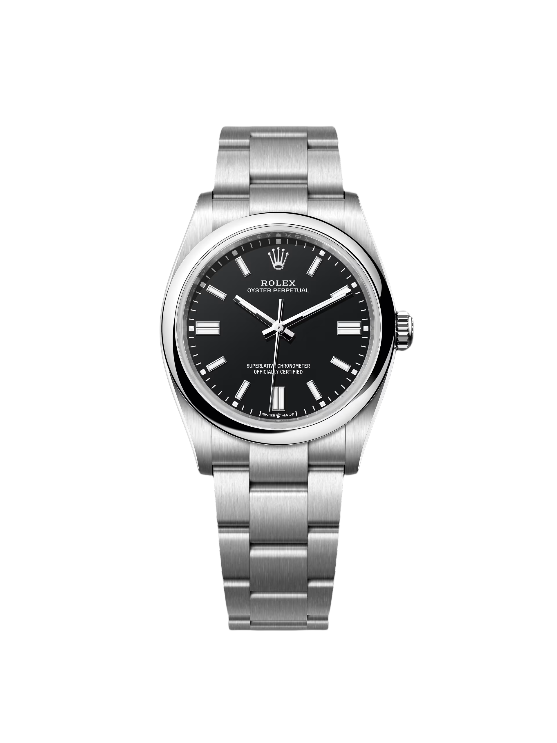 RLX Oyster Perpetual 36mm 126000-0014 Black Dial Oyster Stainless Steel Bracelet