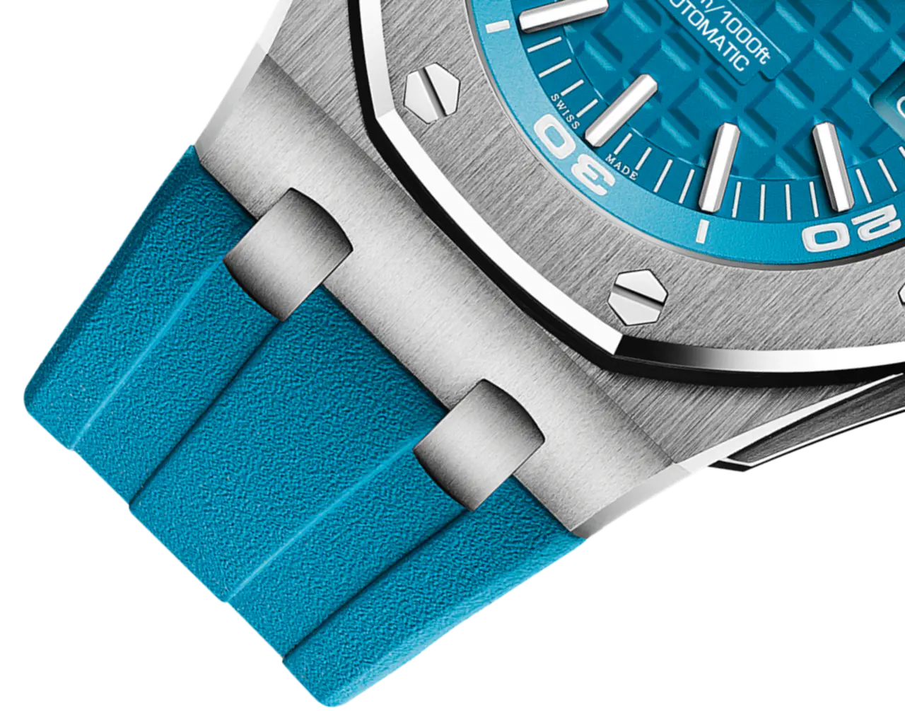 A&P OFFSHORE DIVER Turquoise Blue Dial 42mm
