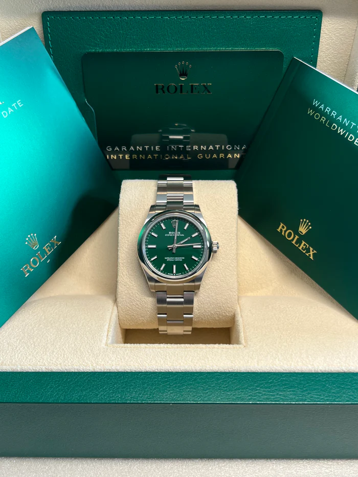 RLX Oyster Perpetual 31mm 277200-0006 Green Dial Oyster Bracelet Watch
