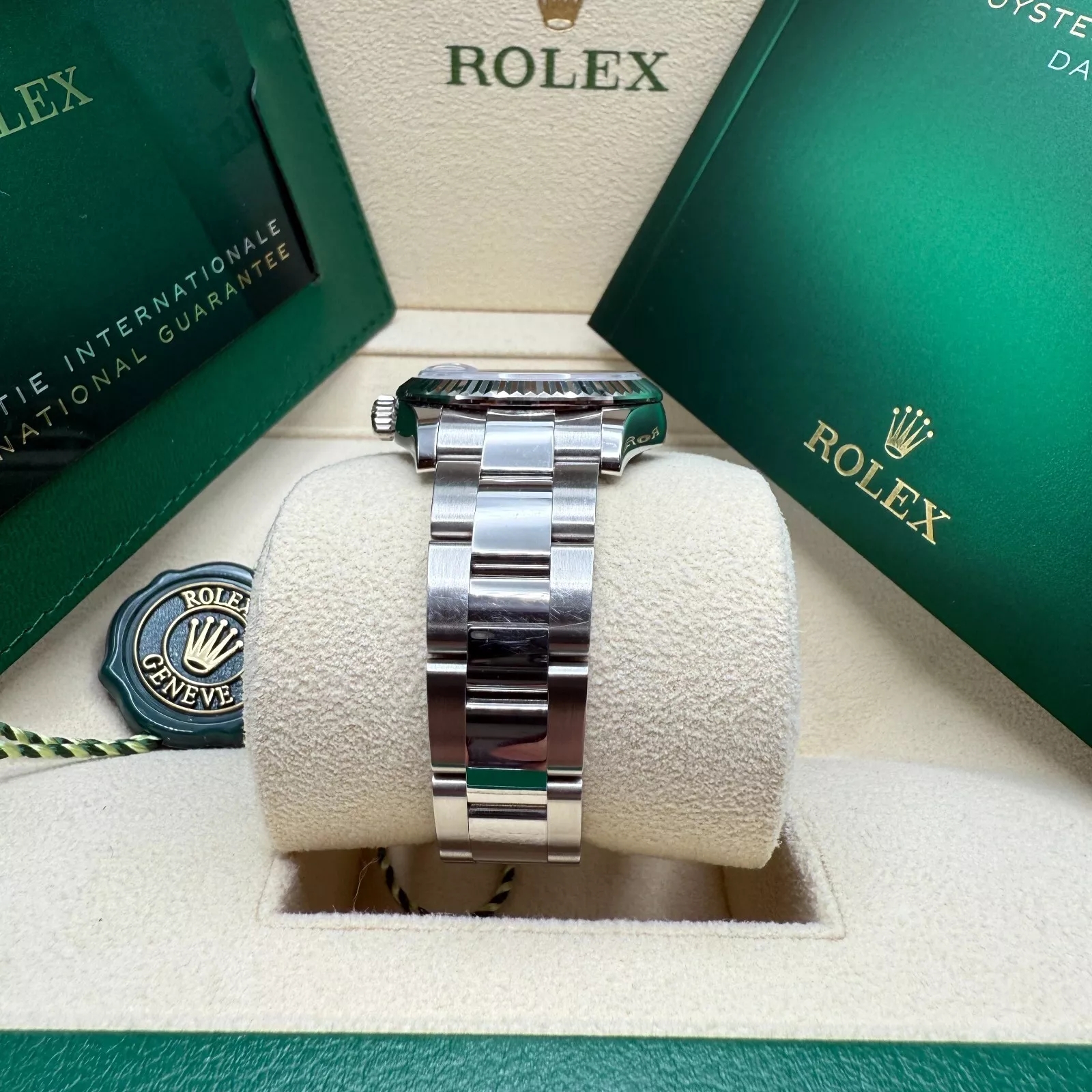 RLX Datejust m278274-0033/0034 Bright Blue Dial 31mm Fluted Bezel Oyster Bracelet