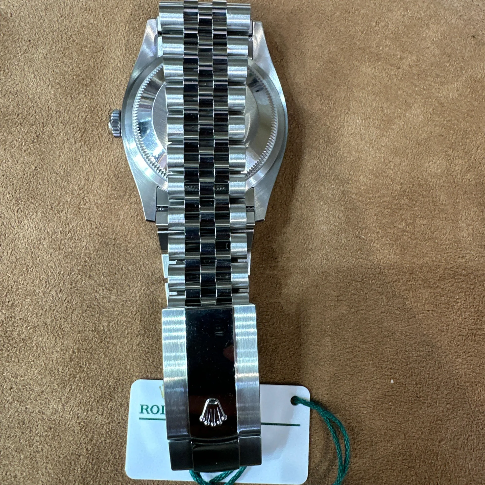 RLX  Datejust 36mm 126234 Blue Diamond Dial Stainless Steel Jubilee Mens Watch