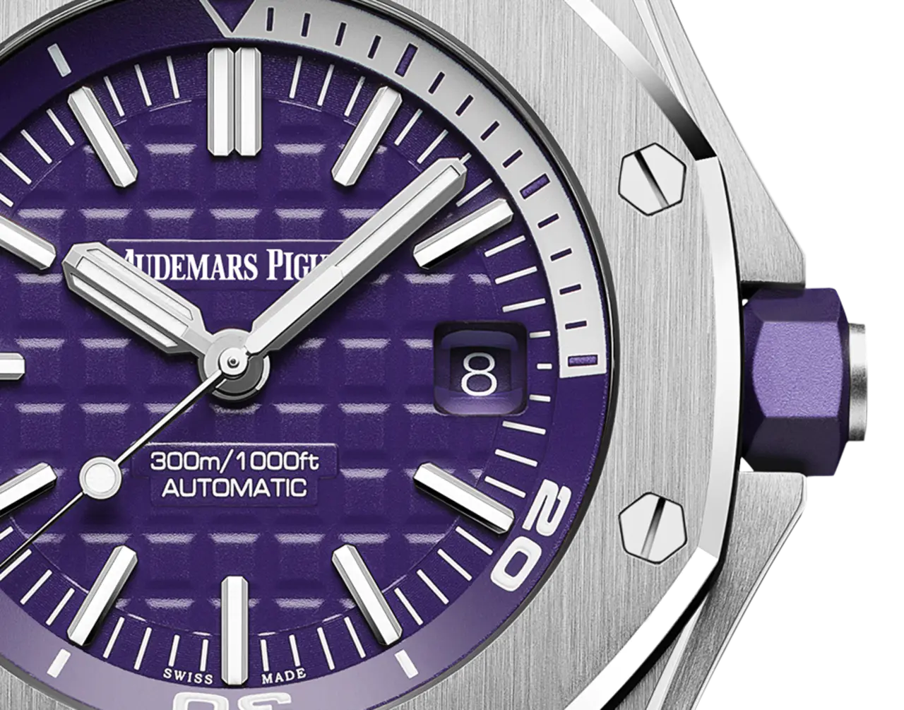 A&P OFFSHORE DIVER Purple Dial 42mm