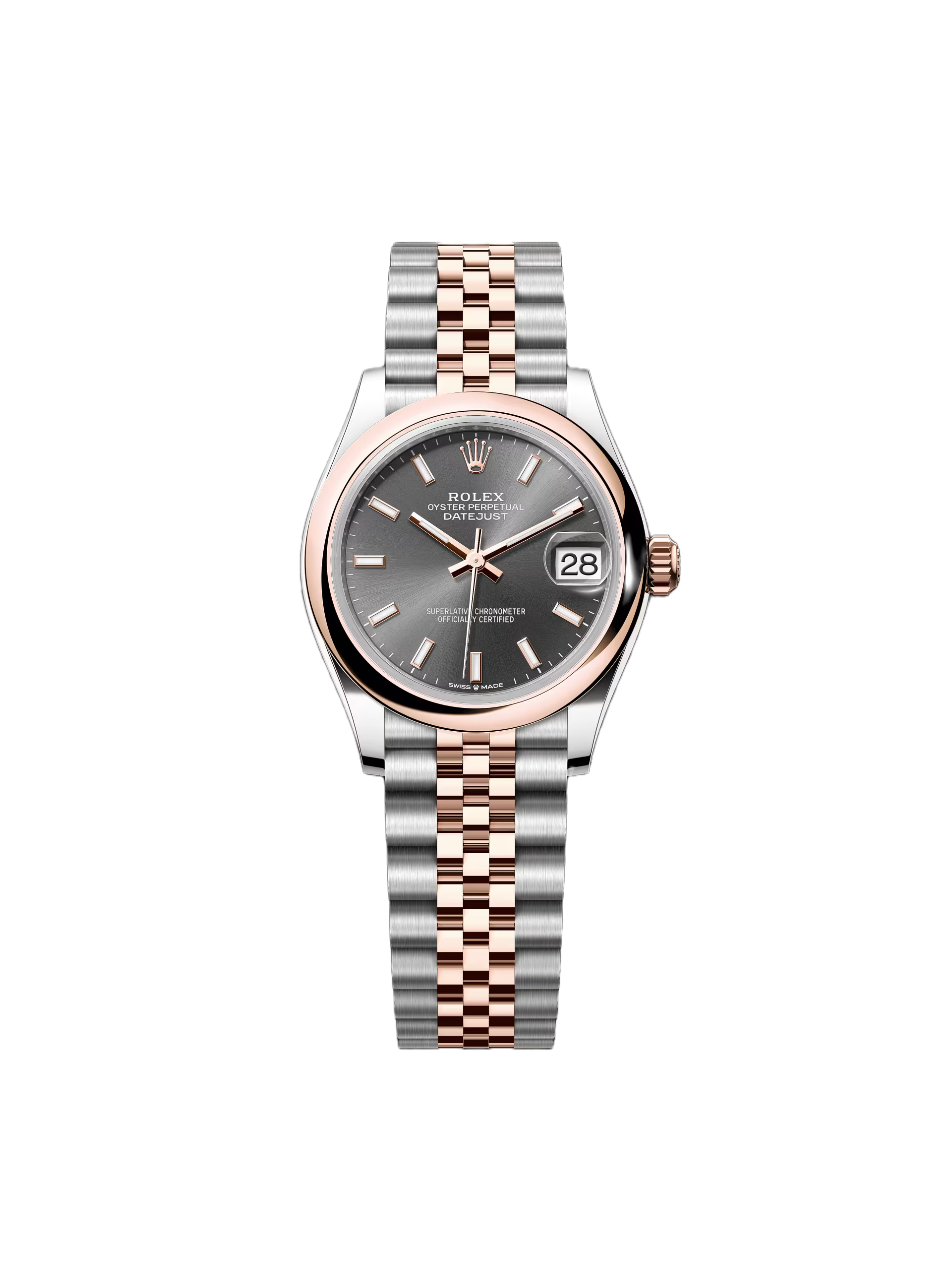 RLX Datejust m278241-0017/0018 Slate 31mm Dial Oyster Bracelet Watch