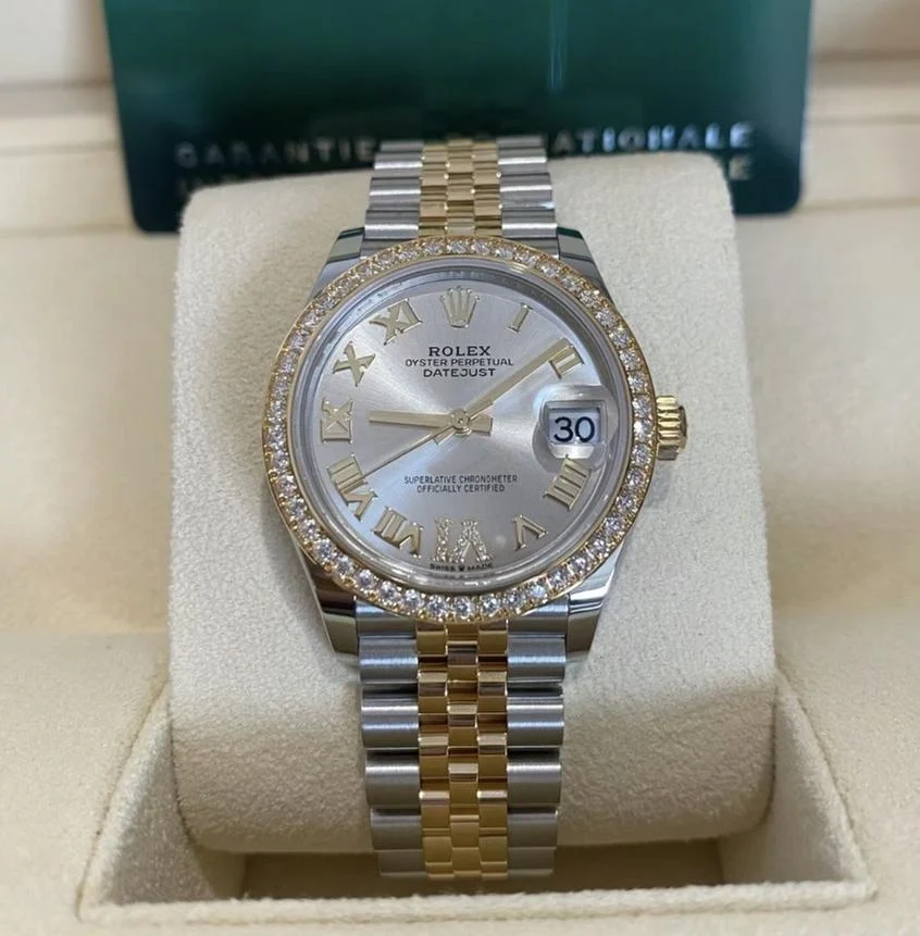 RLX Datejust m278383RBR-0003/0004 31mm Silver Dial Oyster Bracelet