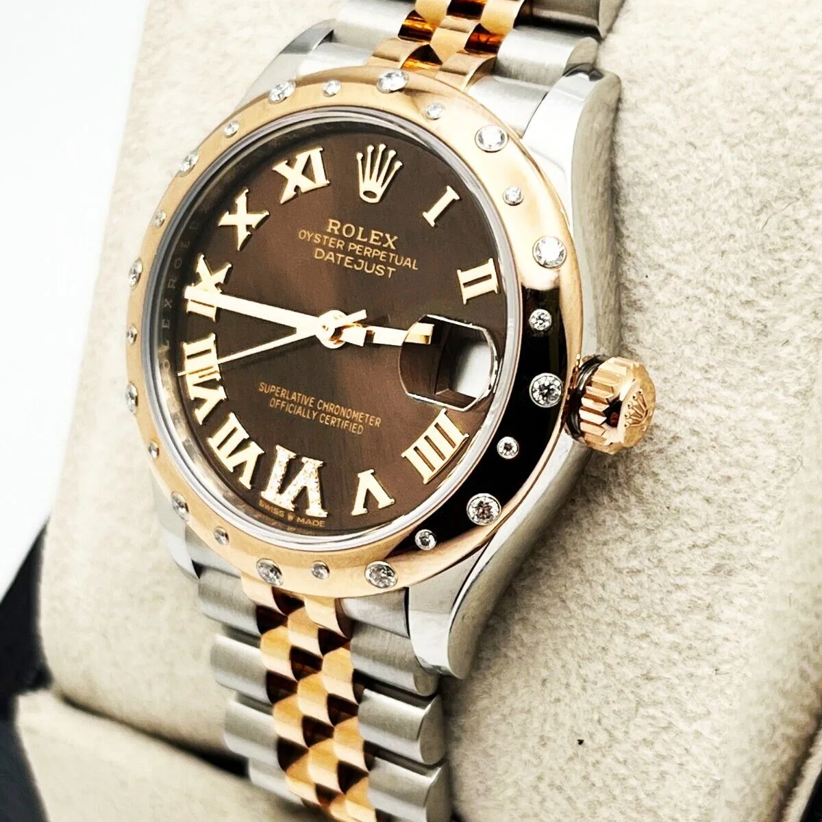 RLX Datejust m278341-0003/0004 Chocolate Dial 31mm Oyster Bracelet
